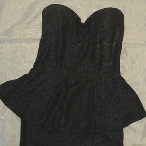 Strapless Little Black Dress